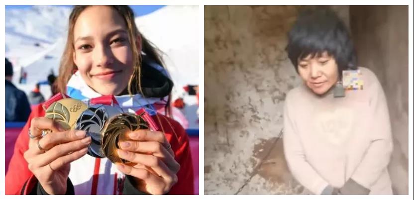 谷爱凌让人仰望星空,丰县铁链女让人脚回大地